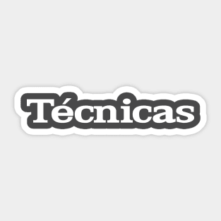 Technics (white logo) Sticker